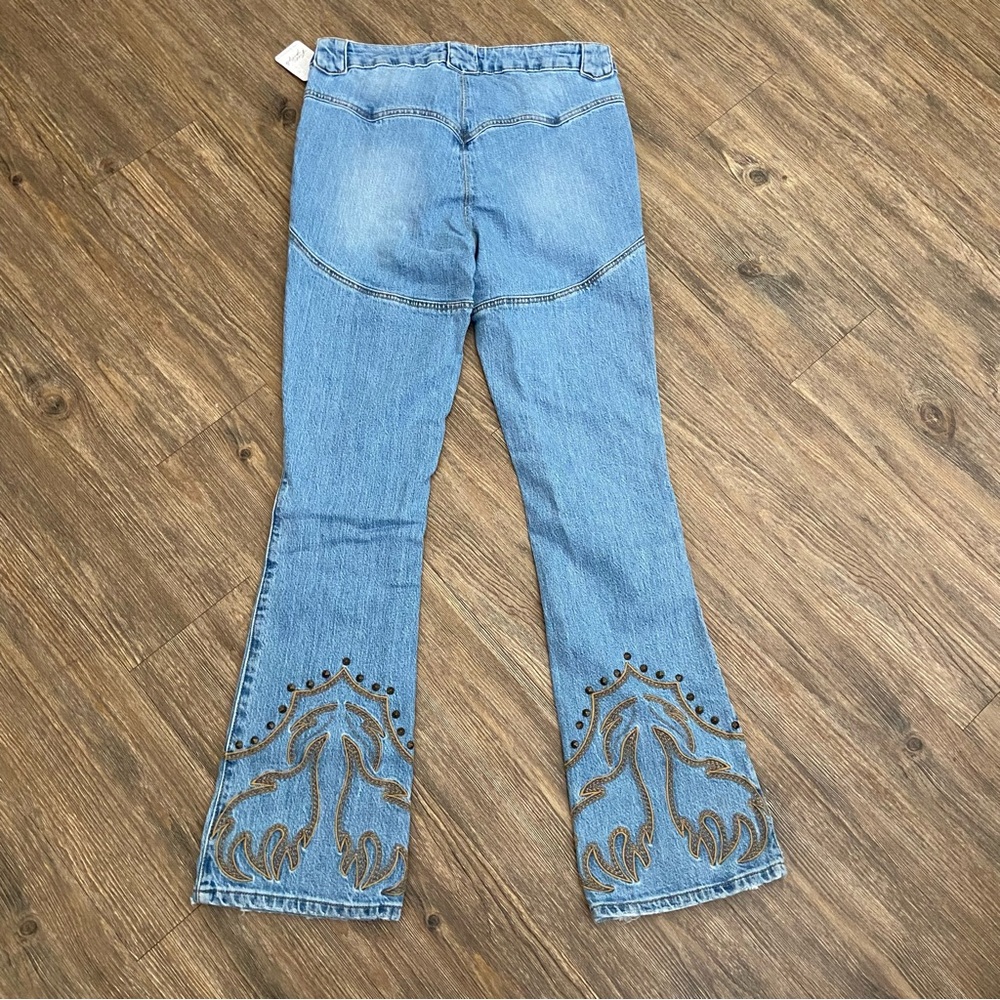 Free People X Understated Leather Western Jeans - Picture 10 of 13